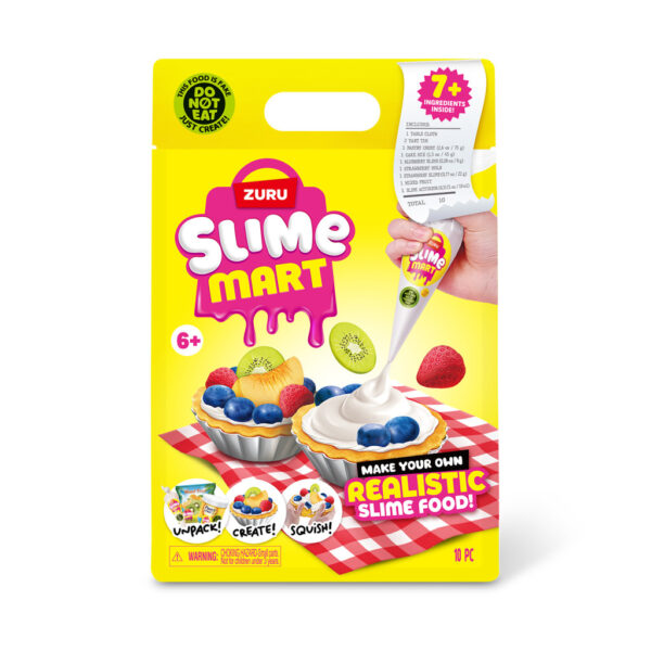 Set de joacă cu slime Slime Mart Shopping Bag – Tartă cu fructe, Zuru