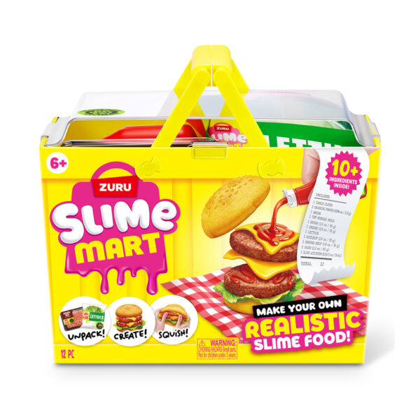 Set de joacă cu slime Slime Mart Shopping Basket – Burger, Zuru