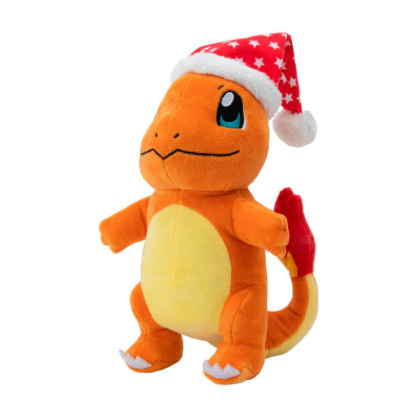 Jucărie de pluș Pokémon Christmas Charmander, 20 cm, Jazwares